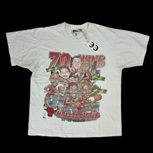 Load image into Gallery viewer, 1996 chicago bulls caricature 70 wins tee
