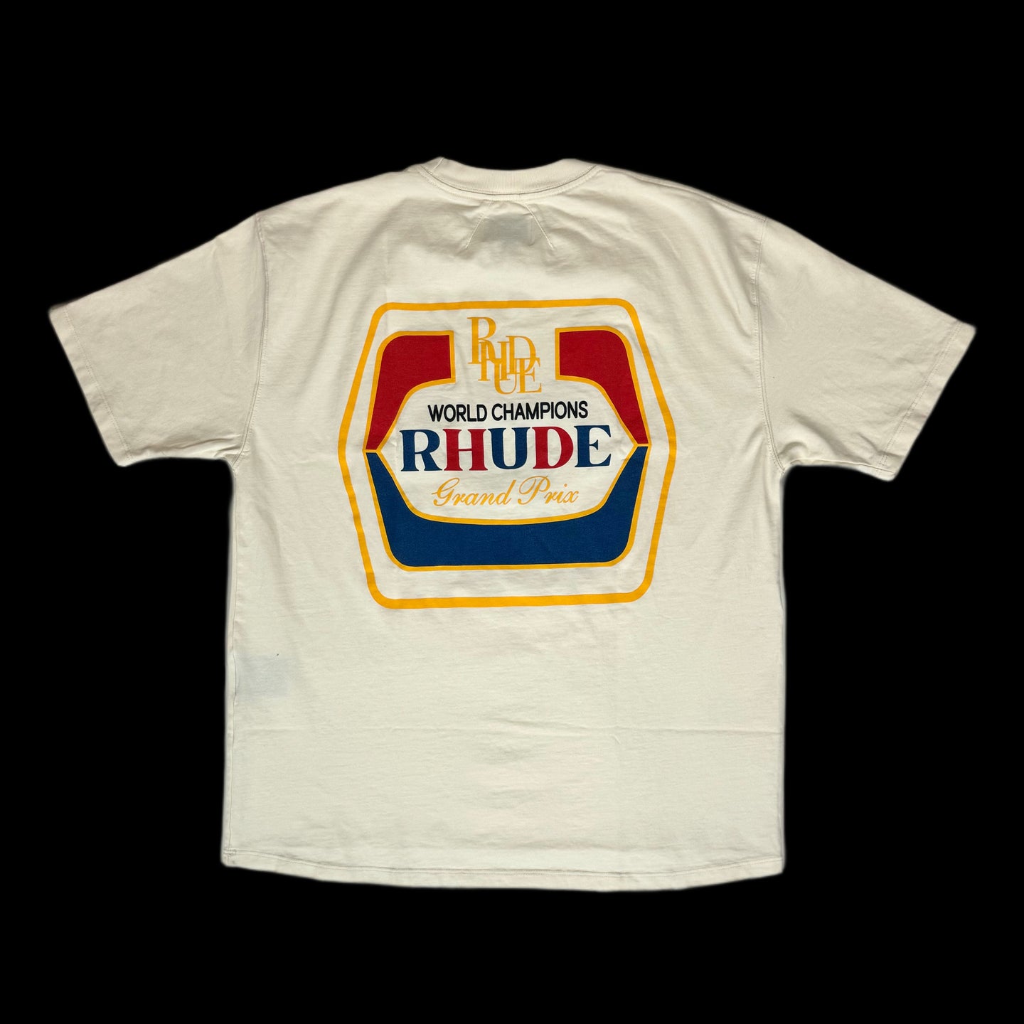 rhude hopps tee vintage white