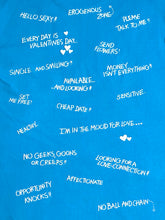 Load image into Gallery viewer, 1991 im single puff print notes aop tee
