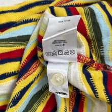 Load image into Gallery viewer, 2019 supreme textured stripe woven polo red
