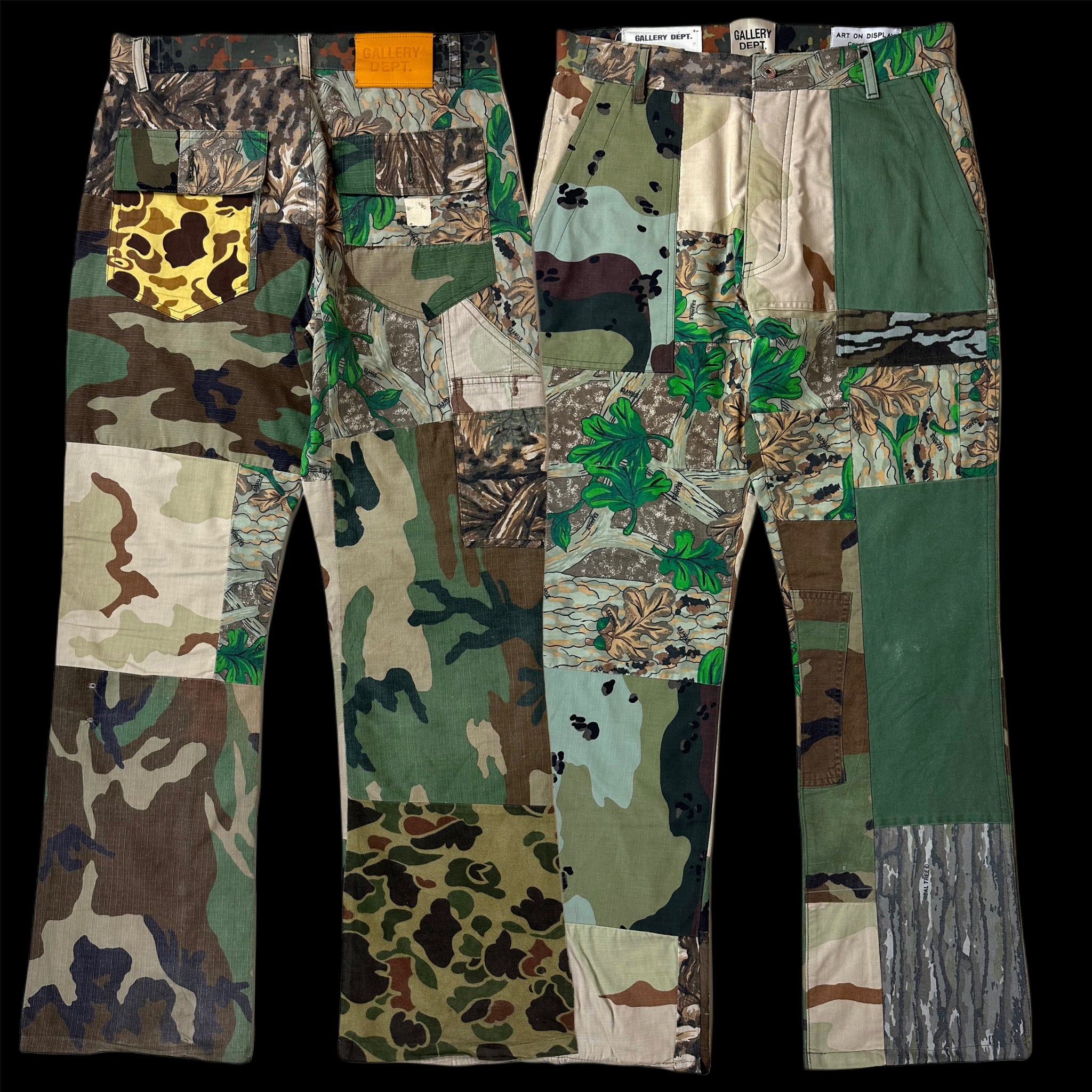 2023 gallery dept fatigued pappy painter camo pants – change clothes