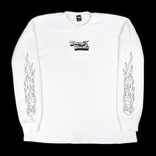 Load image into Gallery viewer, cc flames heavyweight waffle knit thermal
