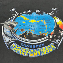 Load image into Gallery viewer, 2005 harley aruba caribbean map tank top
