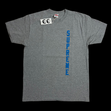 Load image into Gallery viewer, 2015 supreme // thrasher flames logo tee grey
