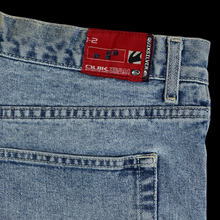 Load image into Gallery viewer, 2000s quiksilver quickjean jorts blue
