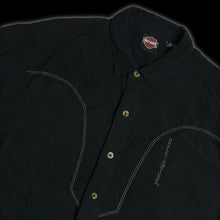 Load image into Gallery viewer, vintage harley davidson western silk shirt
