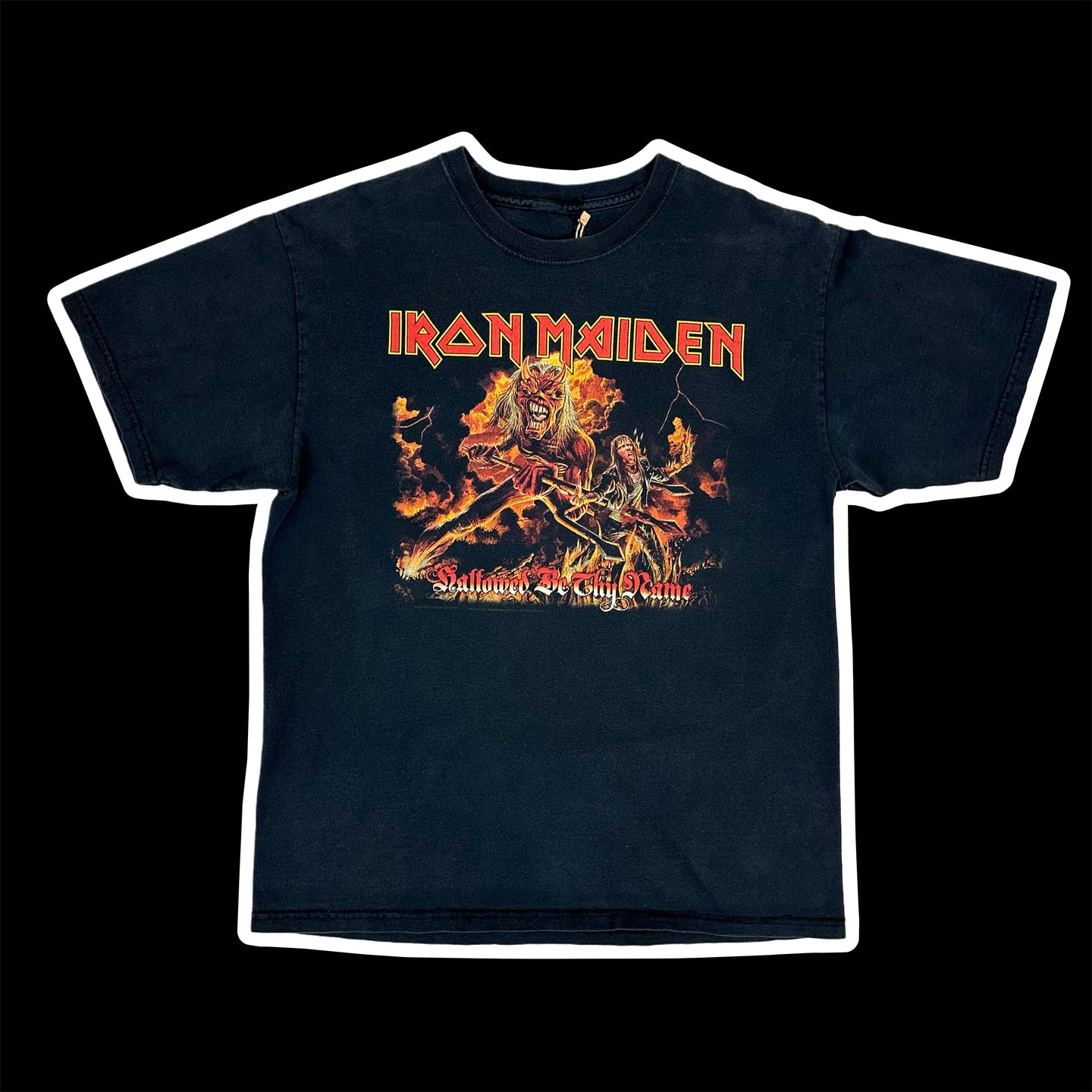 2005 iron maiden hallowed be thy name tee