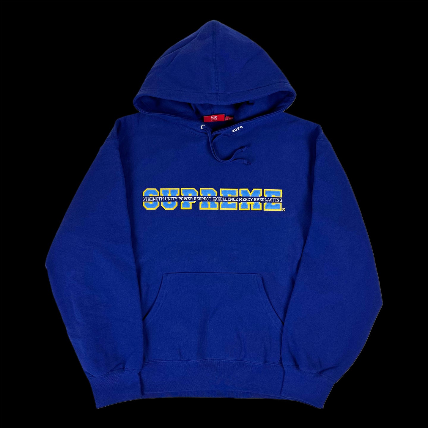 2024 supreme acronym hoodie dark royal