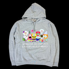 Load image into Gallery viewer, 2024 cpfm // spongebob uniqlo gang hoodie grey
