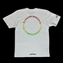 Load image into Gallery viewer, chrome hearts gradient circle logo tee white
