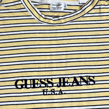 Load image into Gallery viewer, 90s guess striped embroidered tee
