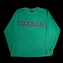 Load image into Gallery viewer, brain dead l/s tee overdyed jade
