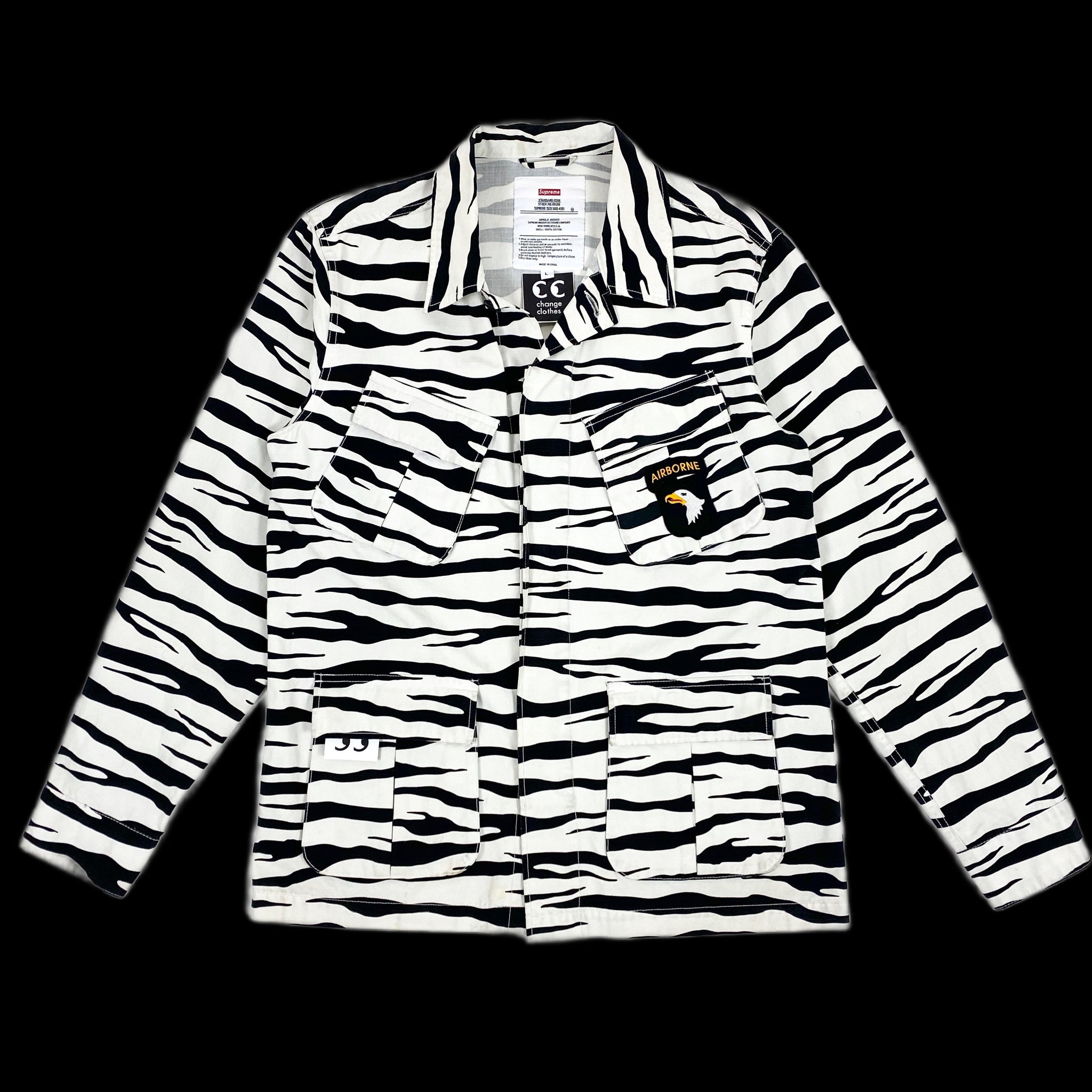 2011 supreme jungle jacket white – change clothes