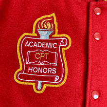 Load image into Gallery viewer, 2019 supreme team honors varsity jacket red
