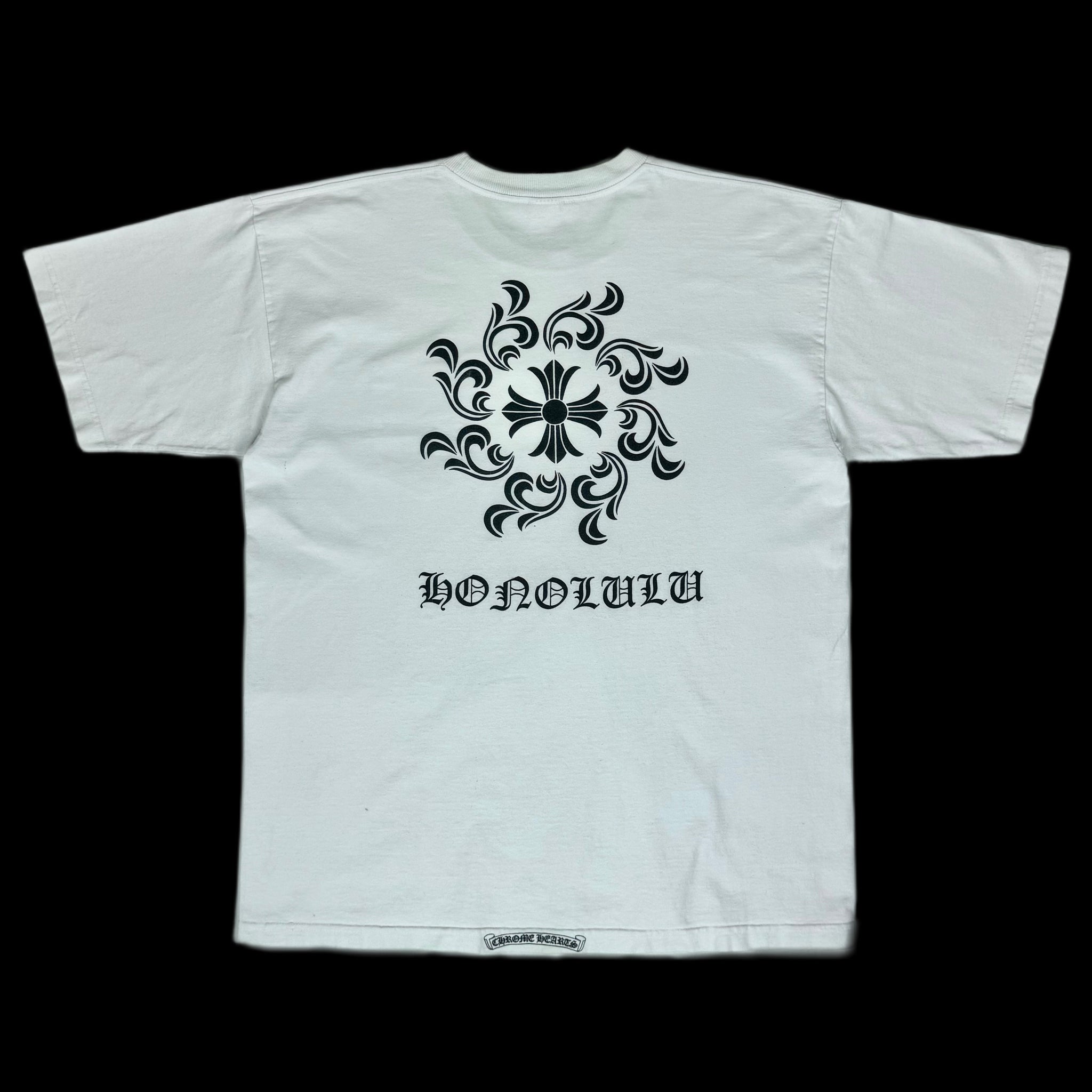 2000s chrome hearts honolulu sunshine tee white – change clothes