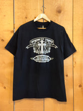 Load image into Gallery viewer, vintage harley gathering of the tribes cross tee
