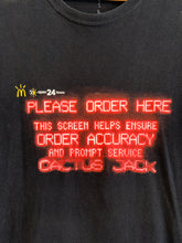 Load image into Gallery viewer, 2020 travis scott cactus jack mcdonalds order here tee
