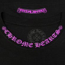 Load image into Gallery viewer, 2020s chrome hearts purple spellout sleeves collar logo l/s
