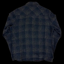 Load image into Gallery viewer, vintage chrome hearts cuff cross patch wool button down western shirt
