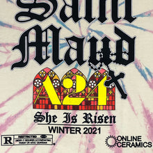 Load image into Gallery viewer, 2021 online ceramics // a24 saint maud stained glass tee
