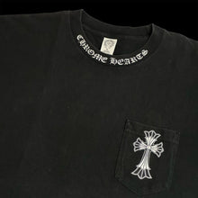 Load image into Gallery viewer, 2000s chrome hearts double cross red outline tee
