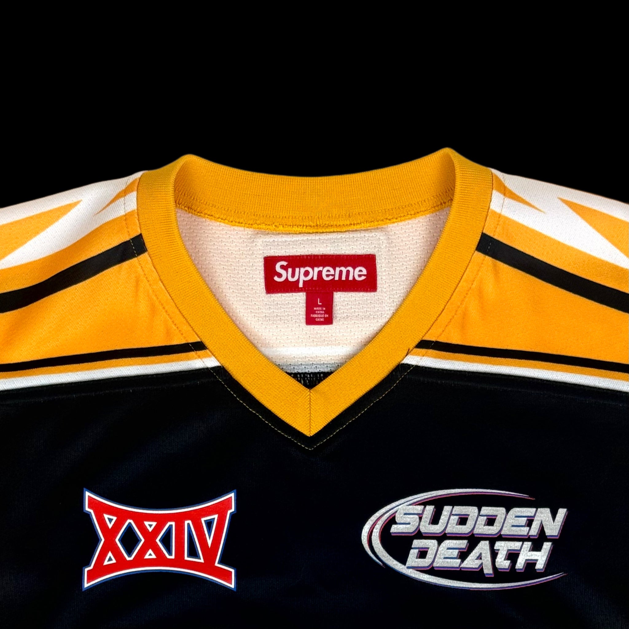 2024 supreme sudden death football jersey – change clothes