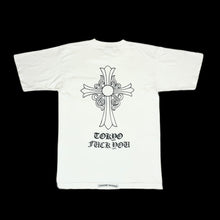 Load image into Gallery viewer, 2000s chrome hearts  tokyo fu cross tee
