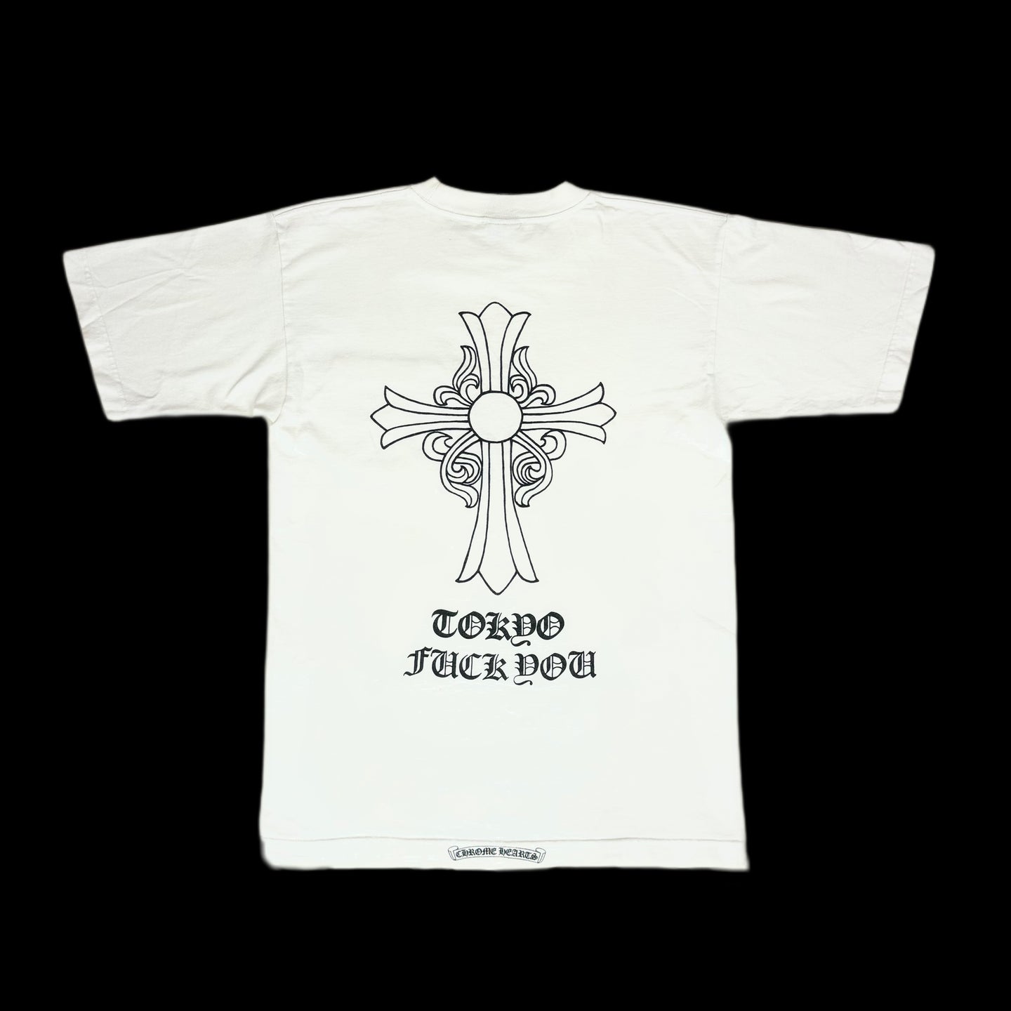 2000s chrome hearts  tokyo fu cross tee