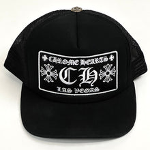 Load image into Gallery viewer, chrome hearts las vegas trucker hat black
