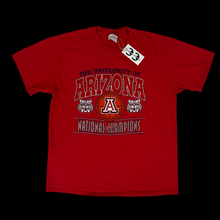 Load image into Gallery viewer, 1997 u of a national champions basketball tee red

