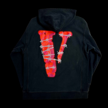 Load image into Gallery viewer, 2019 vlone // 999 club juice wrld barbed wire hoodie
