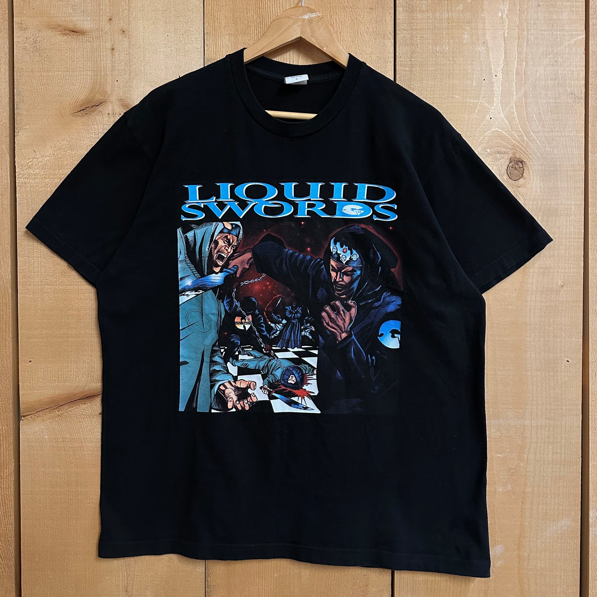2018 supreme liquid swords tee black – change clothes