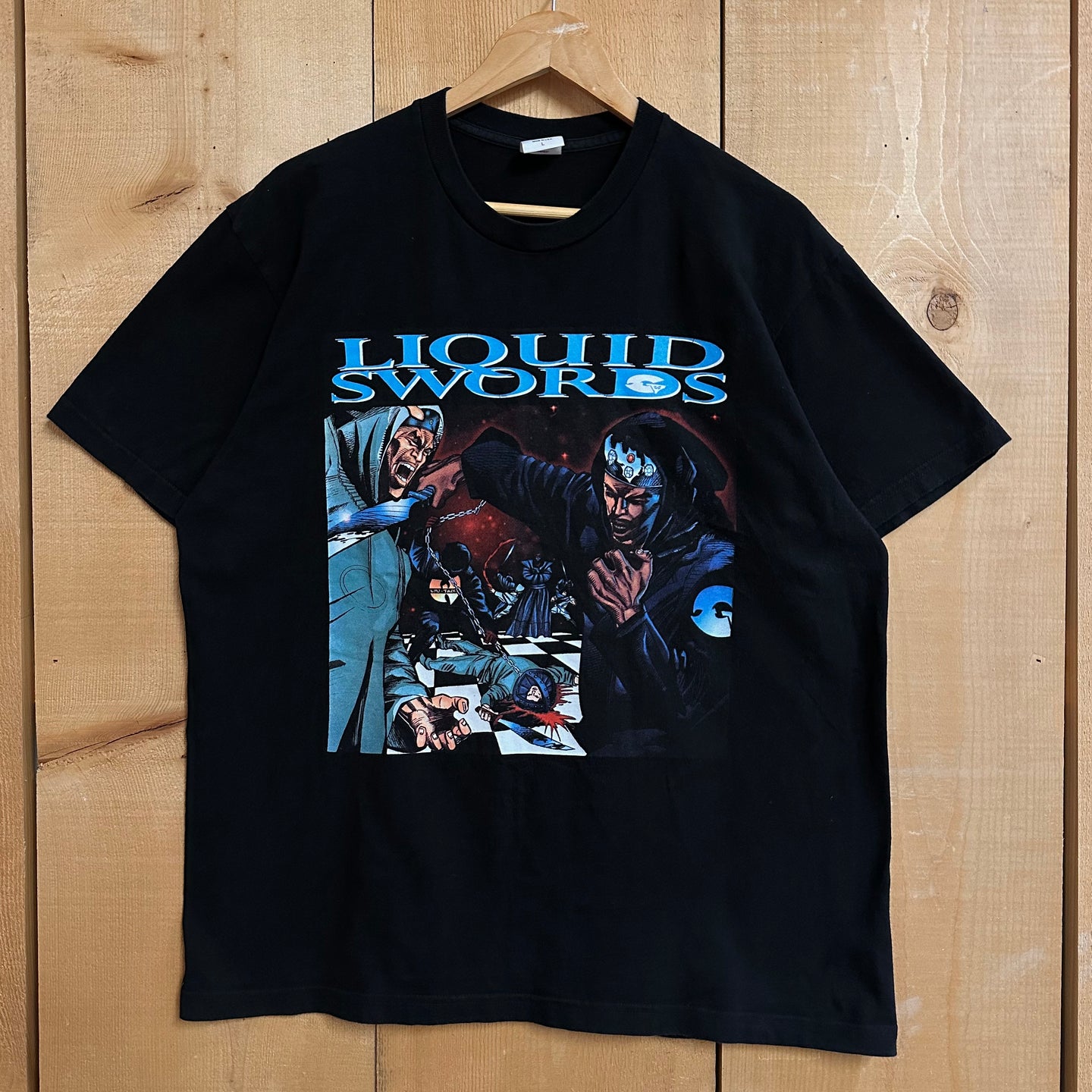 2018 supreme liquid swords tee black