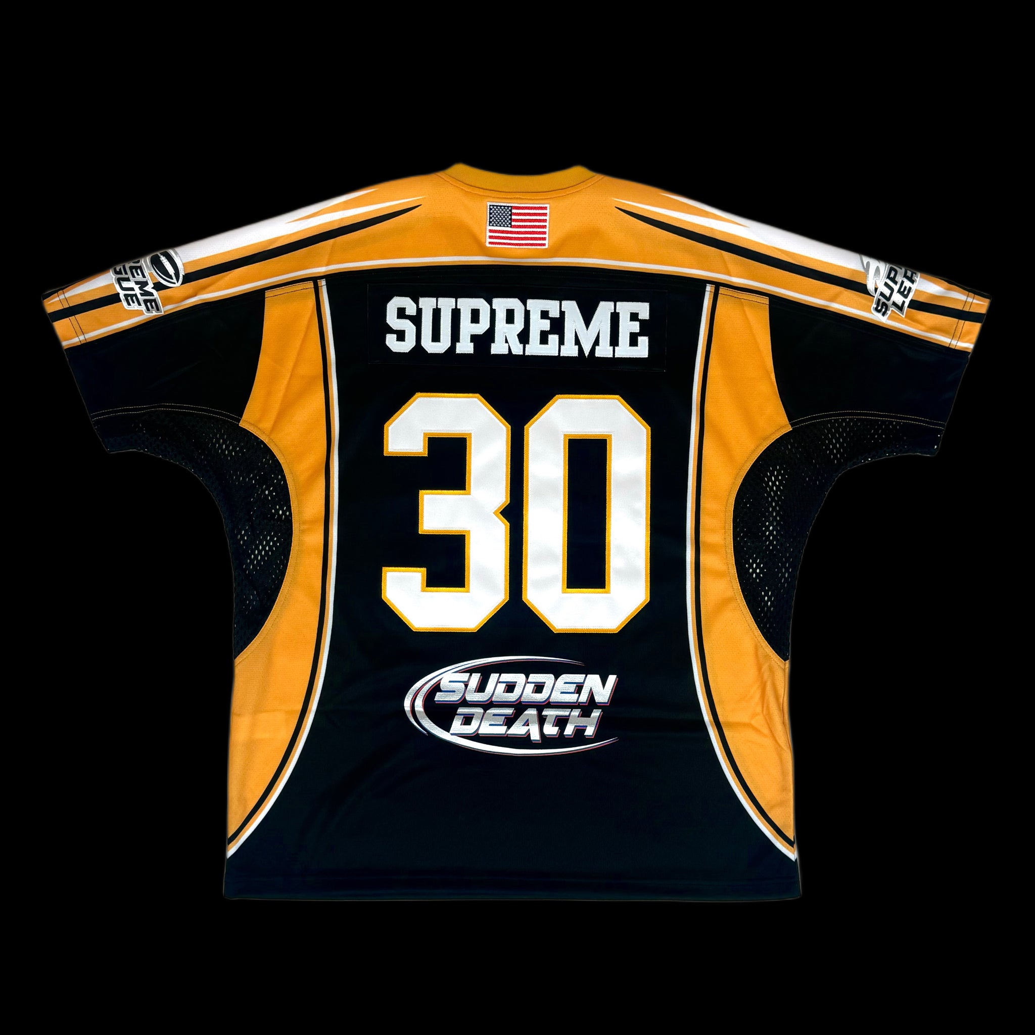 2024 supreme sudden death football jersey – change clothes