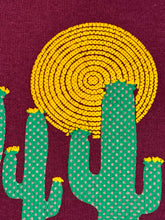 Load image into Gallery viewer, 90s arizona cactus scene puff print tee
