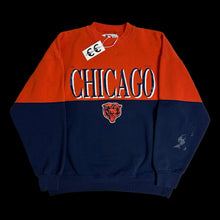 Load image into Gallery viewer, 1995 chicago bears two tone paneled crewneck
