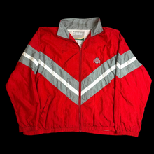 Load image into Gallery viewer, 90s ohio state paneled windbreaker
