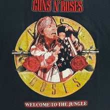 Load image into Gallery viewer, y2k guns &amp; roses welcome to the jungle emb tee

