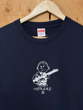 Load image into Gallery viewer, 2021 supreme rocker tee charlie brown navy
