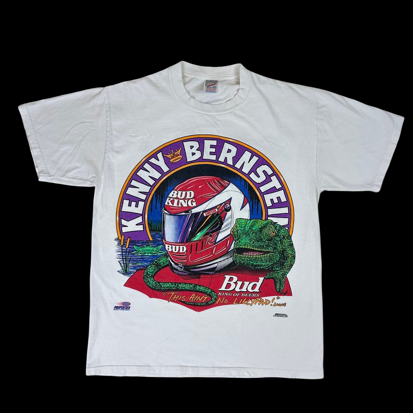 1998 kenny bernstein bud king racing tee