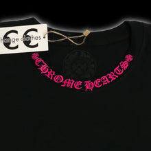 Load image into Gallery viewer, 2025 chrome hearts pink collar spellout sleeves l/s

