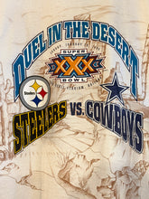 Load image into Gallery viewer, 1996 duel in the desert super bowl xxx aop tee
