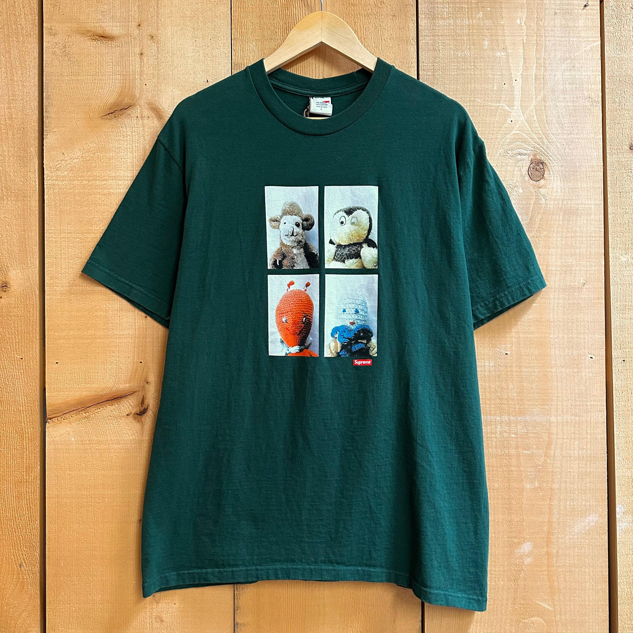 2018 supreme mike kelley ahh youth tee green change clothes