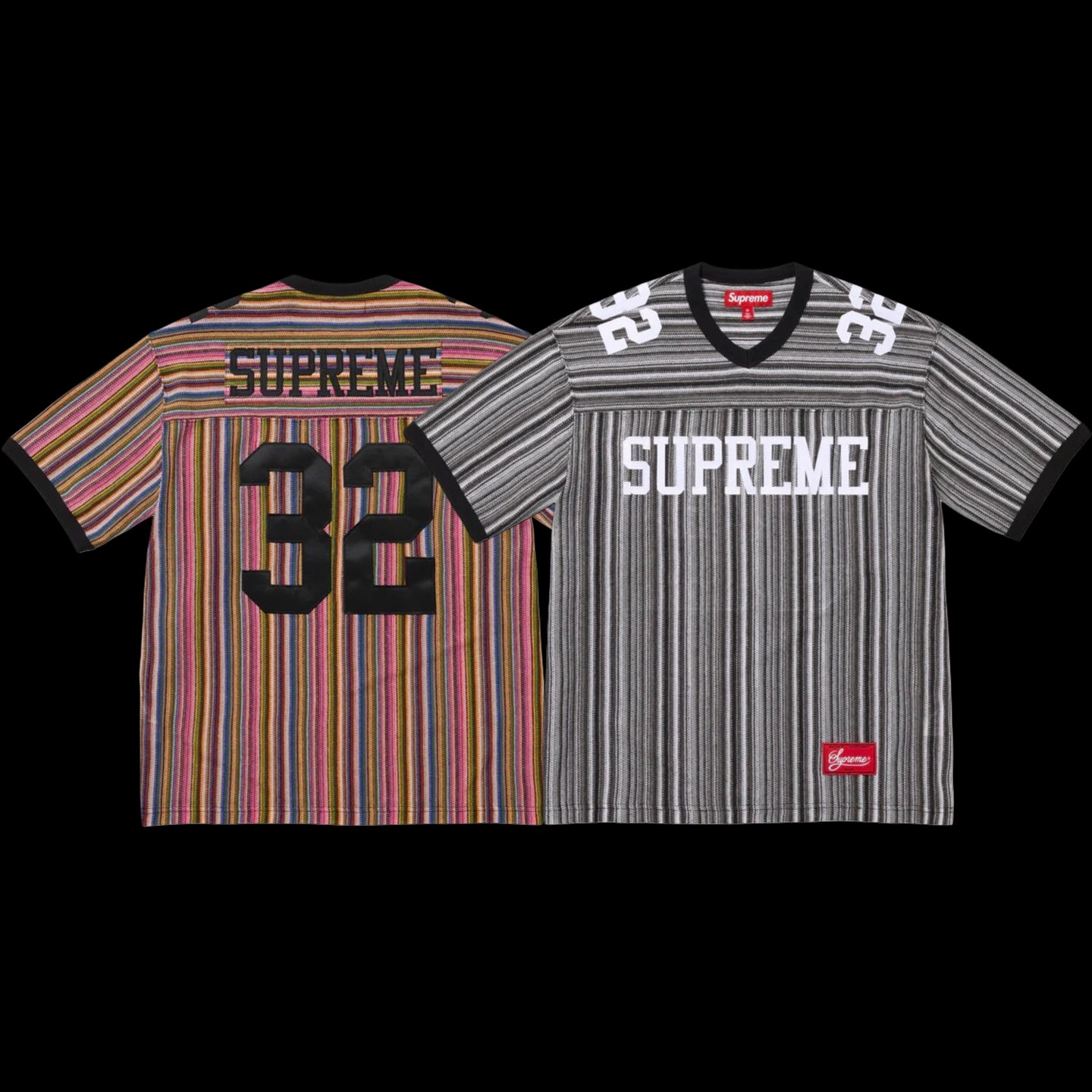 2025 supreme open knit football top