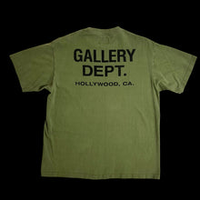 Load image into Gallery viewer, gallery dept souvenir tee olive green
