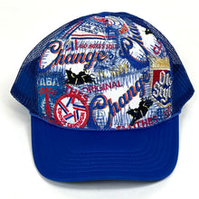 Load image into Gallery viewer, cc buckin patchwork trucker hat by crusty wizard
