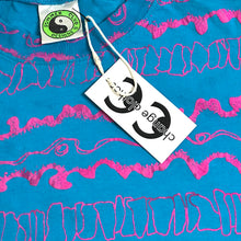 Load image into Gallery viewer, 1990 summer club abstract pink aop puff tee
