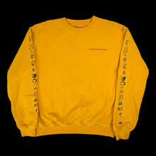 Load image into Gallery viewer, 2018 chrome hearts mattyboy call me sweatshirt mustard
