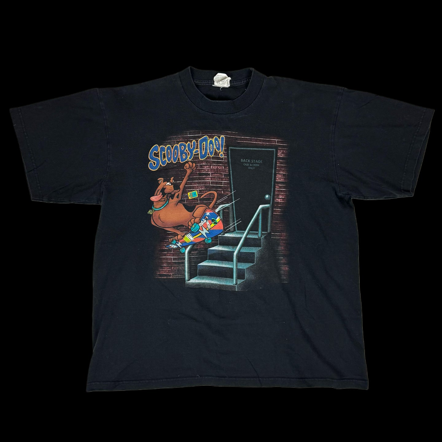 1997 scooby doo skateboard tee