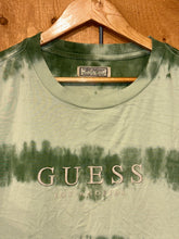 Load image into Gallery viewer, guess embroidered tie dye tee green
